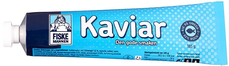 Kaviar 185g Fiskemannen - NorwegianShop24