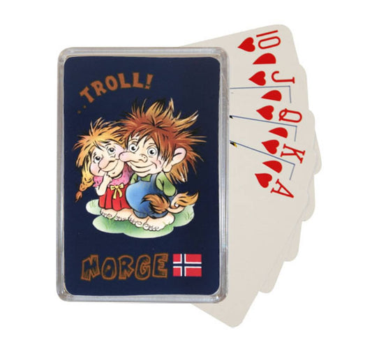 Kortstokk, med to troll - NorwegianShop24