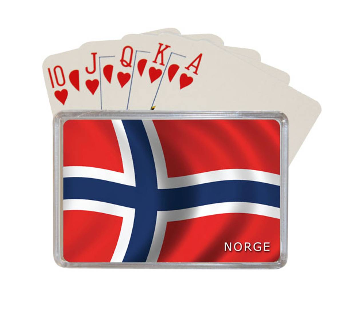Kortstokk, Norsk flagg - NorwegianShop24