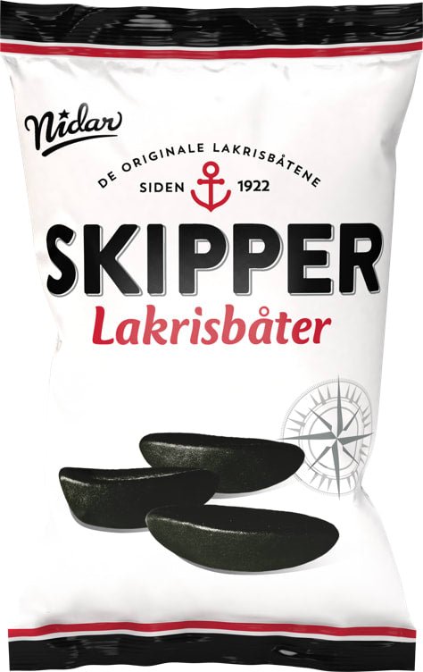 Lakrisbåter 200g Skipper - NorwegianShop24