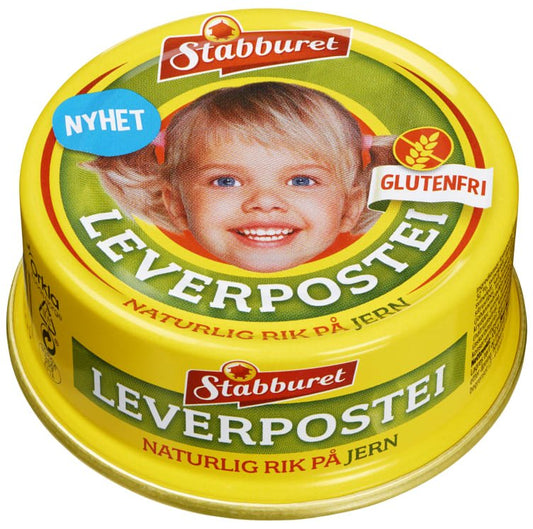 Leverpostei Glutenfri 100g Stabburet - NorwegianShop24