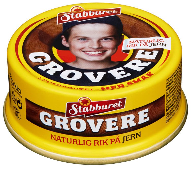 Leverpostei Grovere 100g Stabburet - NorwegianShop24