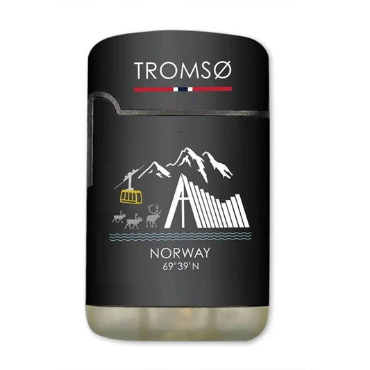 Lighter, Easy torch, Tromsø, Sort - NorwegianShop24