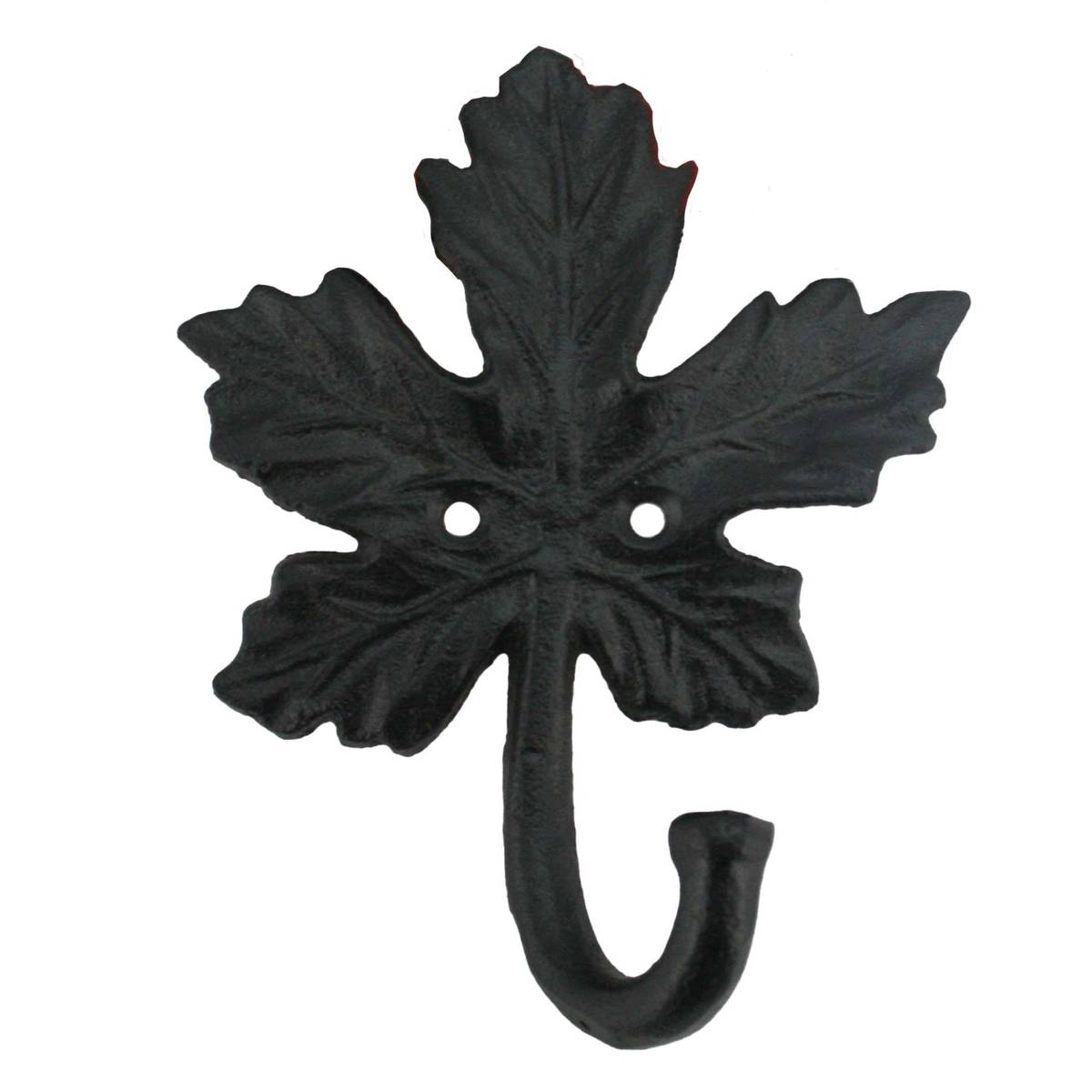 Lønneblad knagg, støpejern - NorwegianShop24