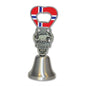 Metall bjelle, Flagg, Norway/Moose - NorwegianShop24