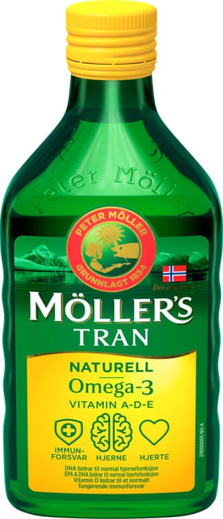 Møllers Tran Naturell 250ml - NorwegianShop24