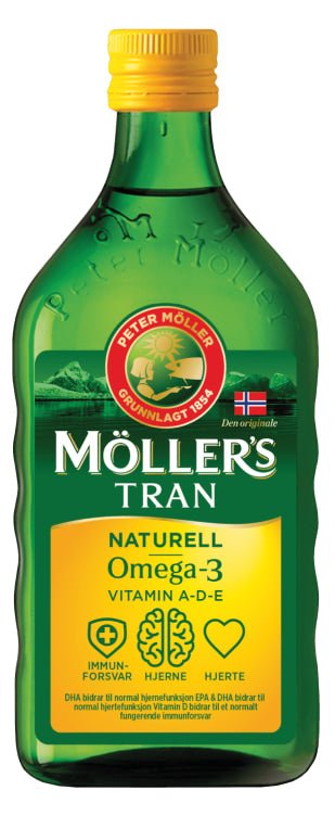 Møllers Tran Naturell 500ml - NorwegianShop24
