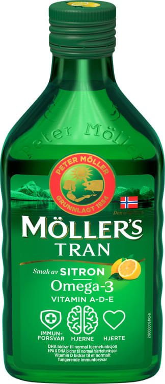 Møllers Tran Sitron 250ml - NorwegianShop24