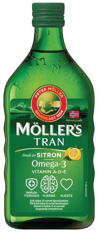 Møllers Tran Sitron 500ml - NorwegianShop24