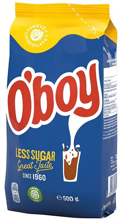 O'boy Mindre Sukker 500g Freia - NorwegianShop24