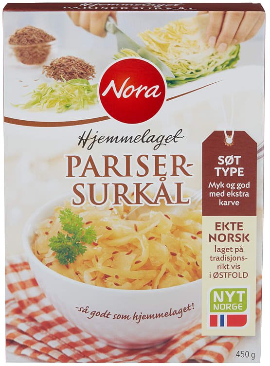 Parisersurkål Hjemmelaget 450g Nora - NorwegianShop24