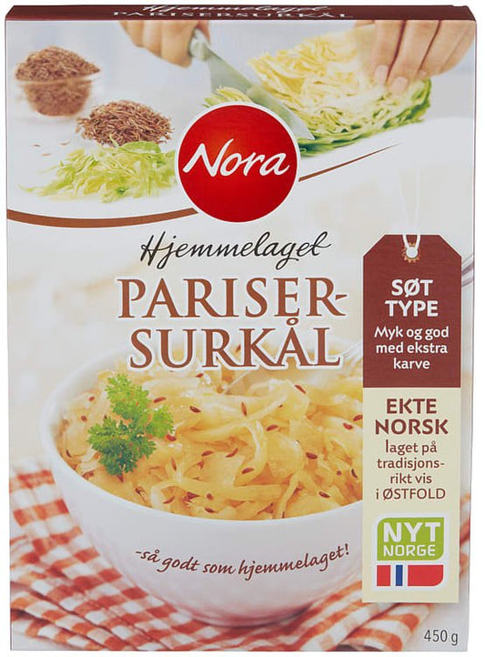 Parisersurkål Hjemmelaget 450g Nora - NorwegianShop24