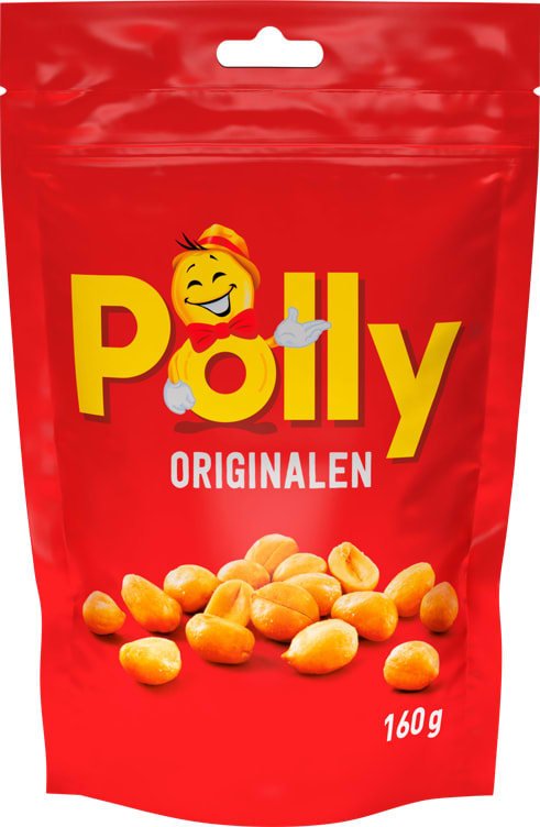 Peanøtter Original 160g Polly - NorwegianShop24