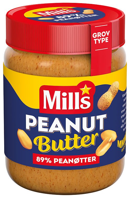 Peanutbutter 350g Mills - NorwegianShop24