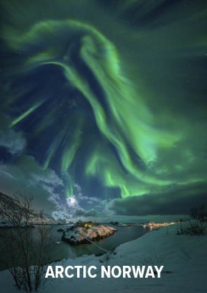 POSTKORT 3D Artic - NorwegianShop24