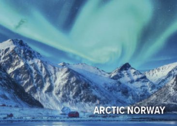 POSTKORT 3D Artic Norway - NorwegianShop24