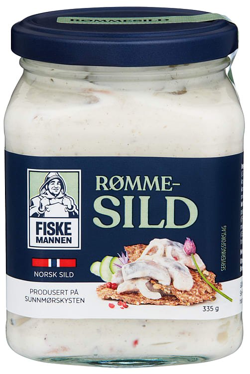 Rømmesild 335g Fiskemannen - NorwegianShop24