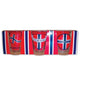 Sett med 3 drammebeger, Flagg - NorwegianShop24