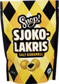 Sjoko - Lakris m/Salt Karamell 120g Snop - NorwegianShop24