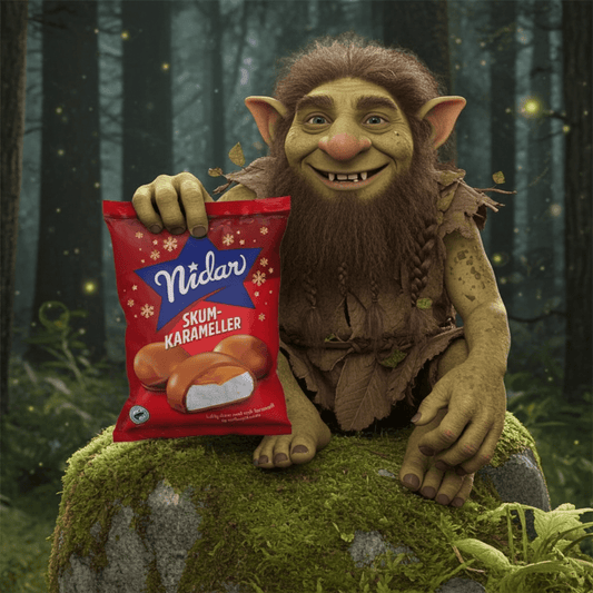 Skumkarameller 190g Nidar - NorwegianShop24