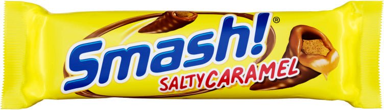Smash! Bar Salt Karamell 40g - NorwegianShop24
