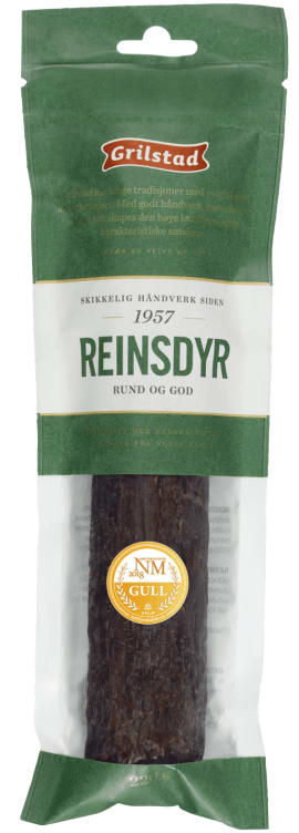 Spekepølse Hel Reinsdyr 220g - NorwegianShop24