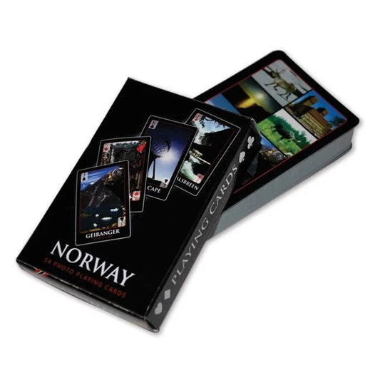 Spillkort, 54 Norgesmotiv - NorwegianShop24