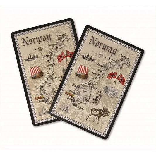 Spillkort, Norgeskart antikk - NorwegianShop24