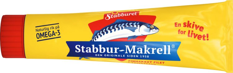 Stabbur - Makrell 185g Tube Stabburet - NorwegianShop24