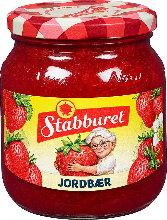 Jordbærsyltetøy 400g Stabburet - NorwegianShop24