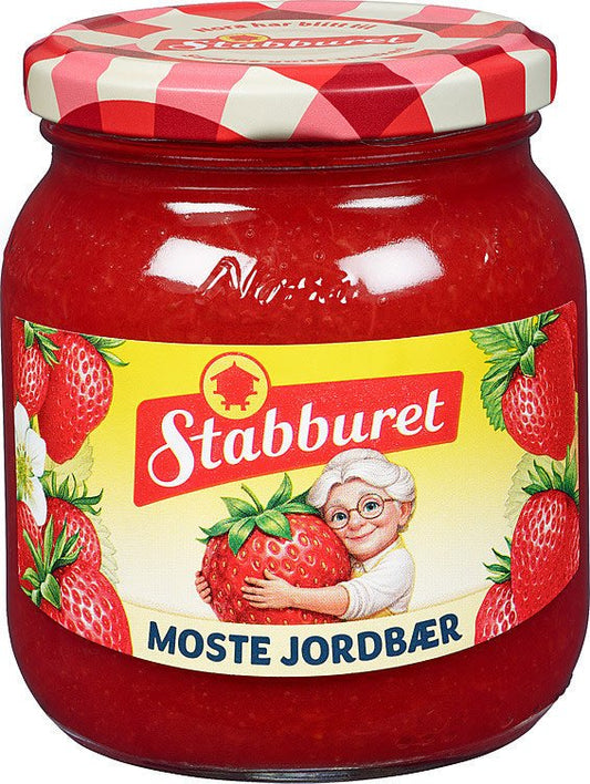 Jordbærsyltetøy Most 390g Stabburet - NorwegianShop24