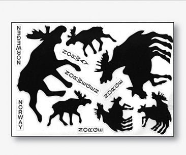 Stickers, 9 elger - NorwegianShop24
