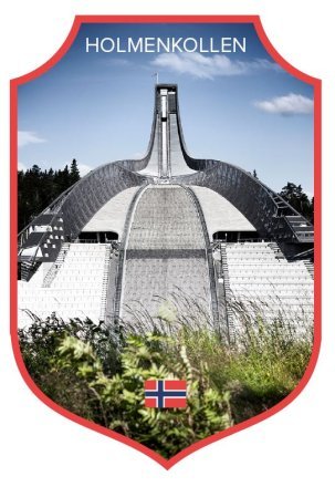 Stickers Holmenkollen - NorwegianShop24