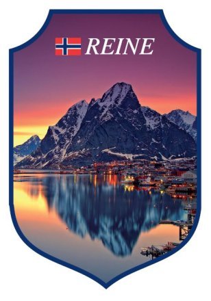 Stickers Reine i Lofoten - NorwegianShop24