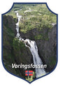 Stickers Vøringsfossen - NorwegianShop24