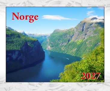 Stor Norgeskalender 2027 - NorwegianShop24