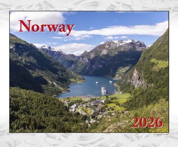 Stor Norwaykalender 2026 - NorwegianShop24