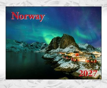 Stor Norwaykalender 2027 - NorwegianShop24