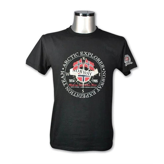 T - skjorte, Arctic Explorer, Sort, L - NorwegianShop24