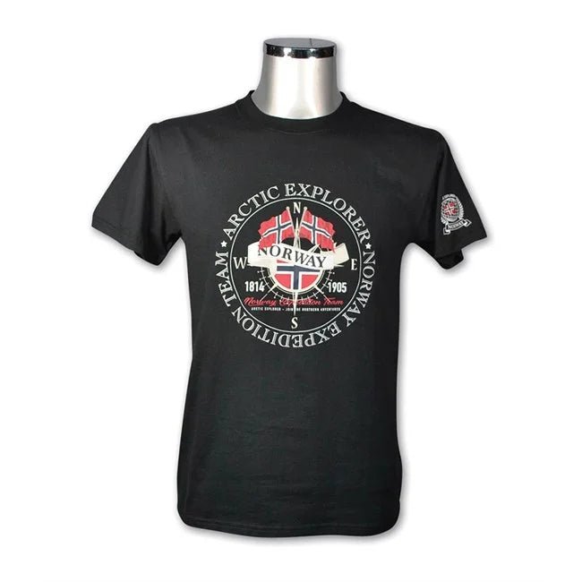 T - skjorte, Arctic Explorer, Sort, M - NorwegianShop24