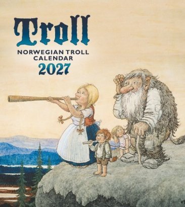 Trollkalender Lidberg, 2027 - NorwegianShop24