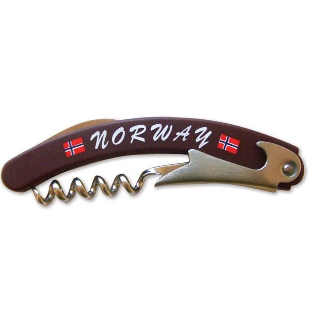 Vintrekker + Flaskeåpner, "Norway" - NorwegianShop24
